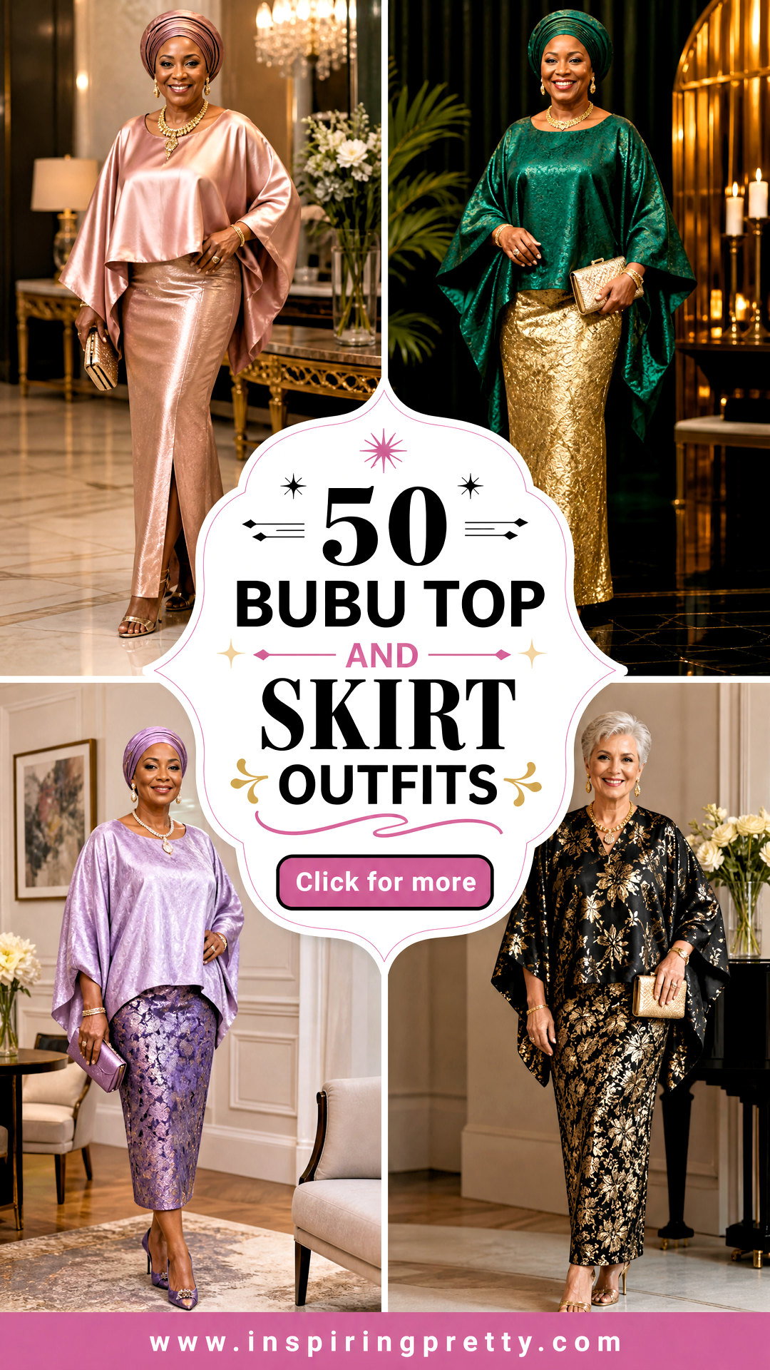 50 Bubu Top and Skirt Outfits for Elegant Modern Occasion Style - 50 Bubu Top and Skirt Outfits for Elegant, Modern Occasion Style