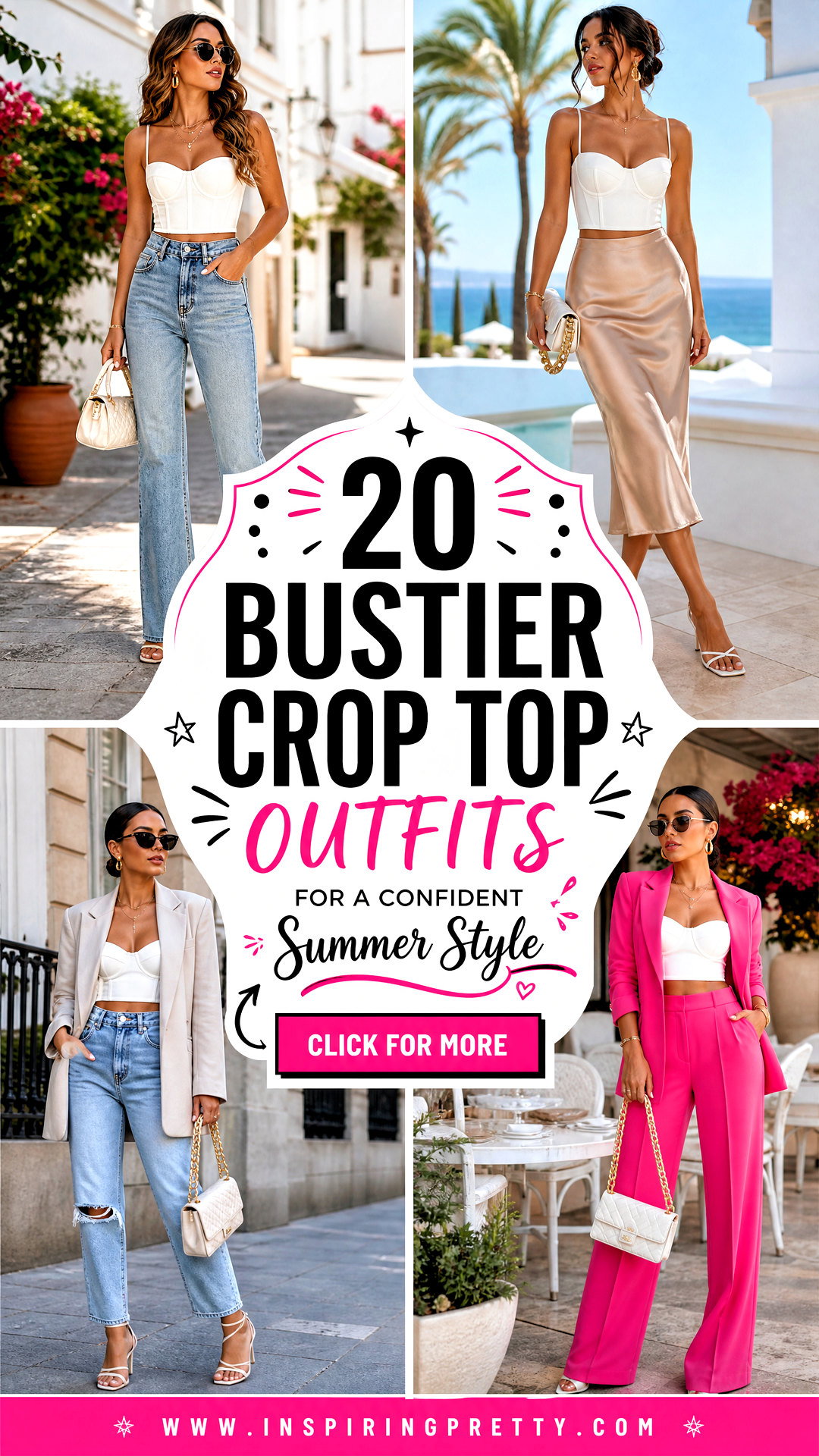 20 Bustier Crop Top Outfits for a Confident Summer Style - 20 Bustier Crop Top Outfits for a Confident Summer Style