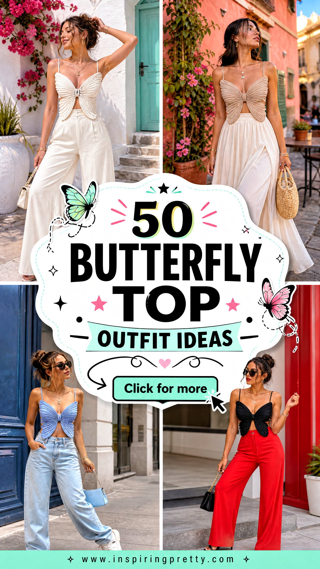 50 Butterfly Top Outfit Ideas for Whimsical Everyday Style - 50 Butterfly Top Outfit Ideas for Whimsical Everyday Style