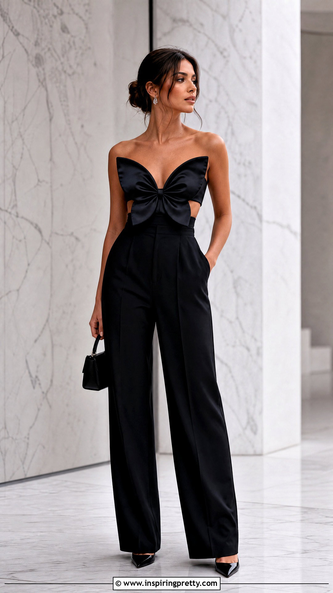 Butterfly Top With Monochrome Outfit - 50 butterfly top outfit ideas