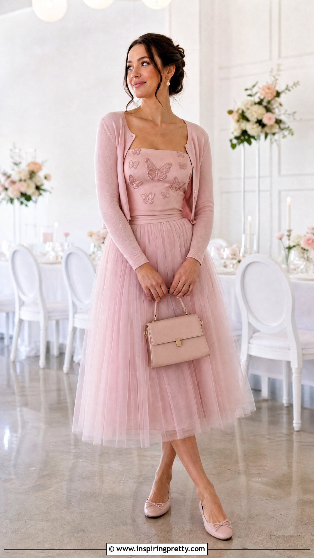 Butterfly Top With Tulle Skirt - 50 butterfly tops outfit ideas