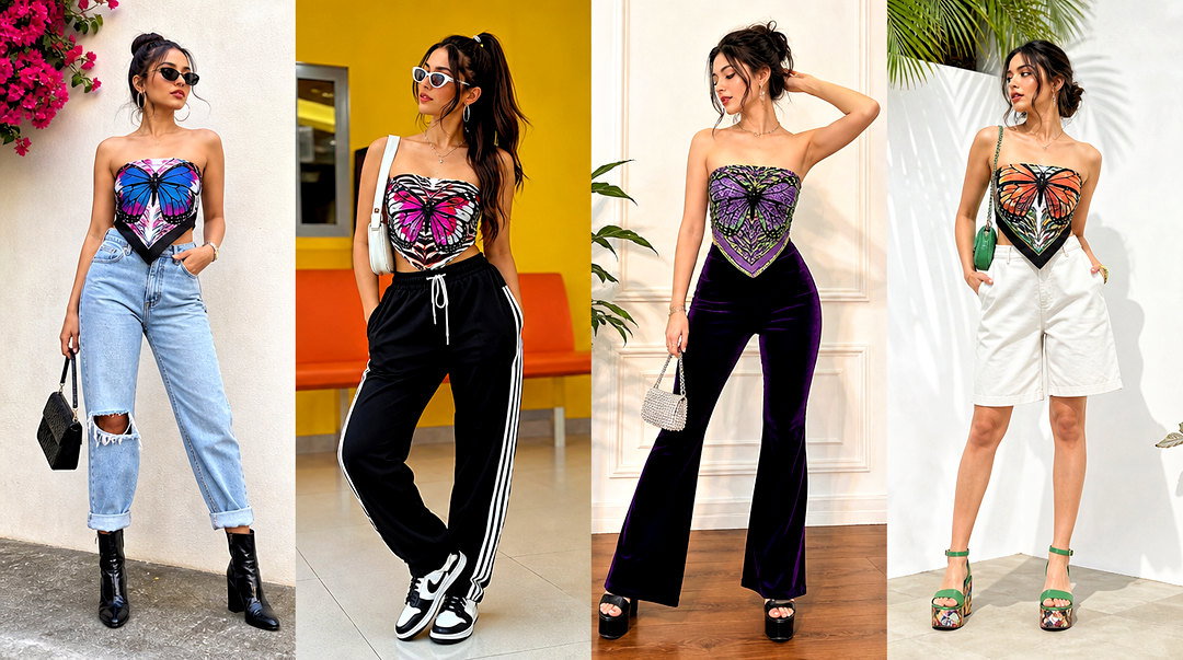 25 Butterfly Top 90s Outfit Ideas for a Retro Y2K Revival