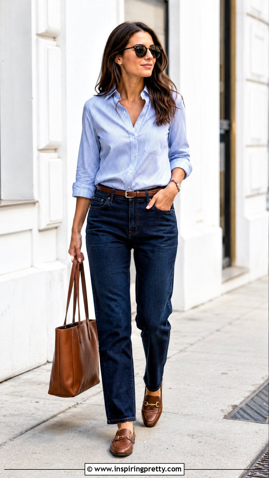 Button Down Shirt With Dark Jeans - 50 types of tops with names