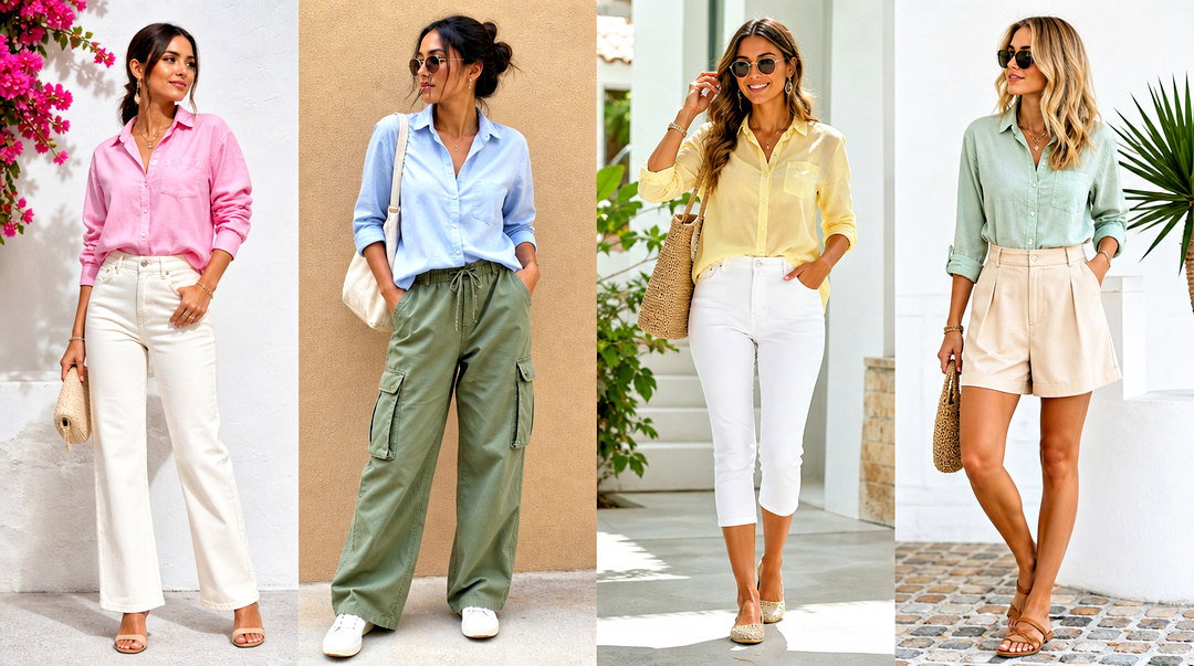 20 Button-Up Top With Sleeves for Polished Everyday Looks