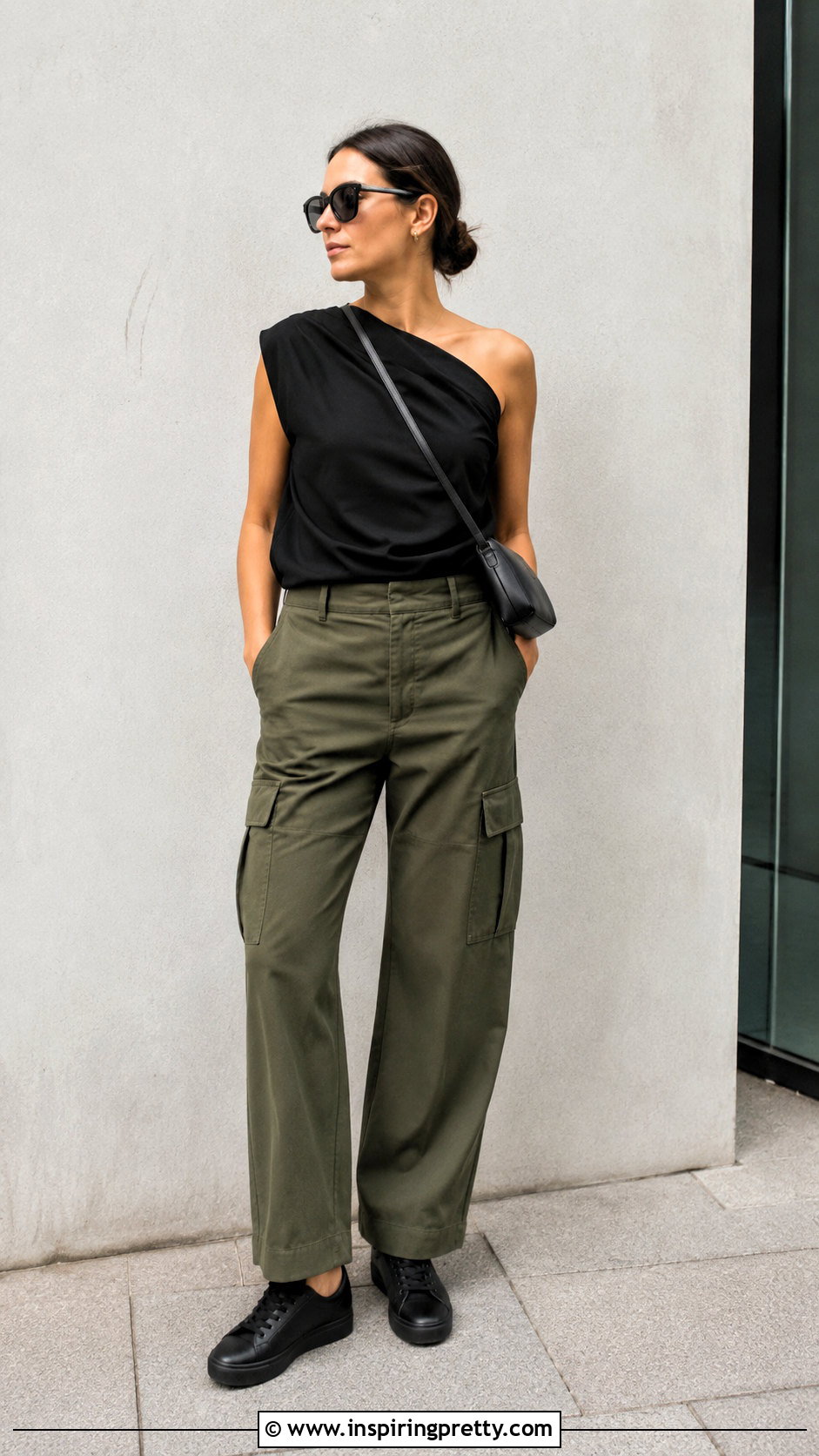 COS Draped Top With Cargo Trousers - 20 cos draped tops