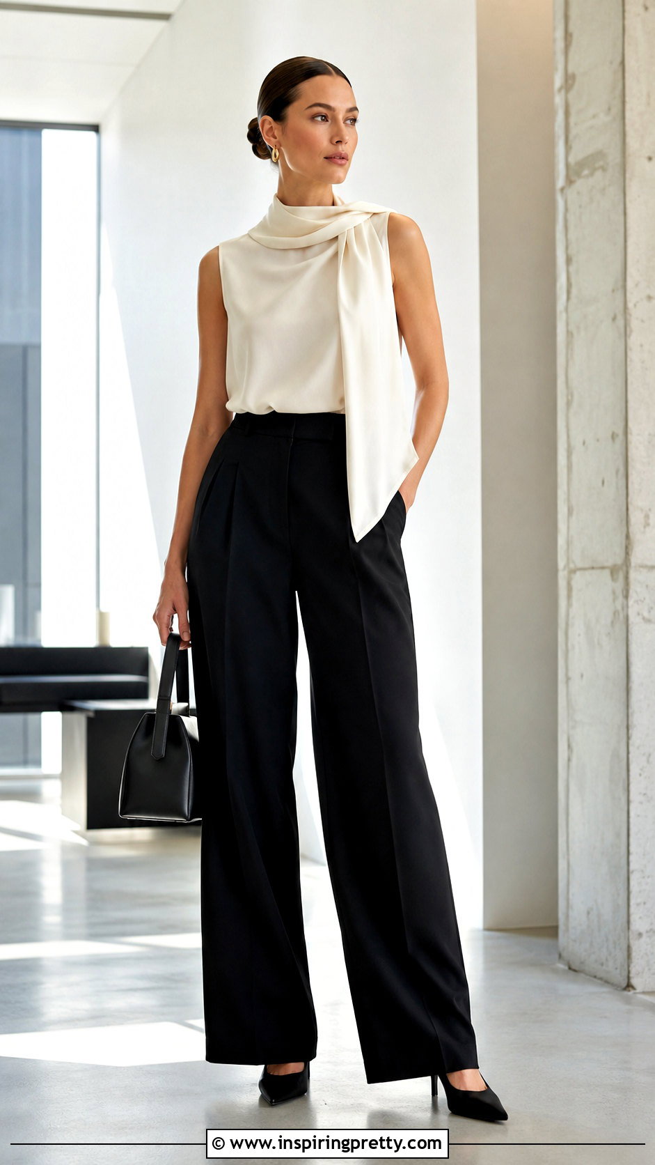 COS Draped Top With Wide Leg Trousers - 20 cos draped tops