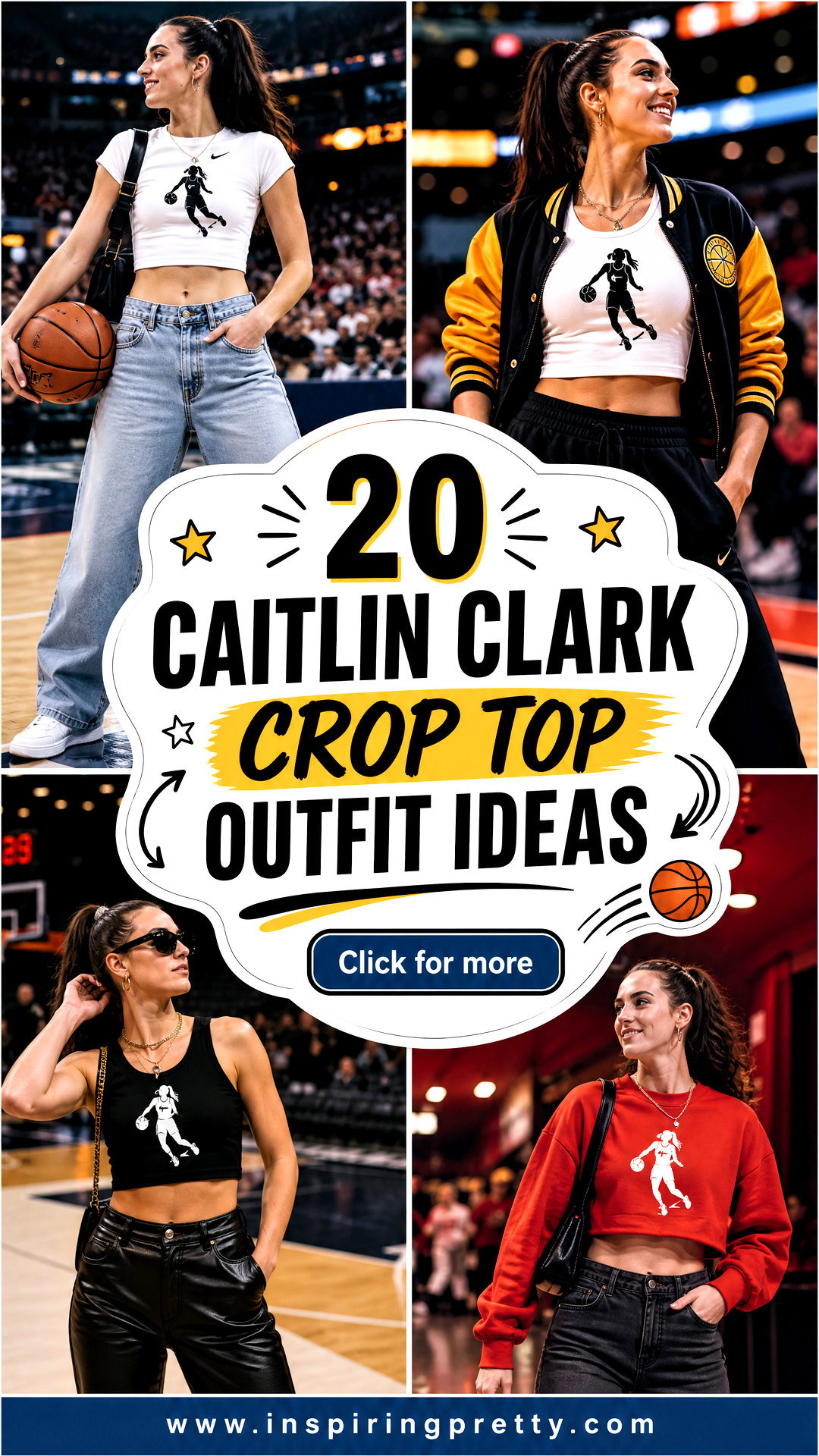 20 Caitlin Clark Crop Top Outfit Ideas for Devoted Sporty Fans - 20 Caitlin Clark Crop Top Outfit Ideas for Devoted Sporty Fans