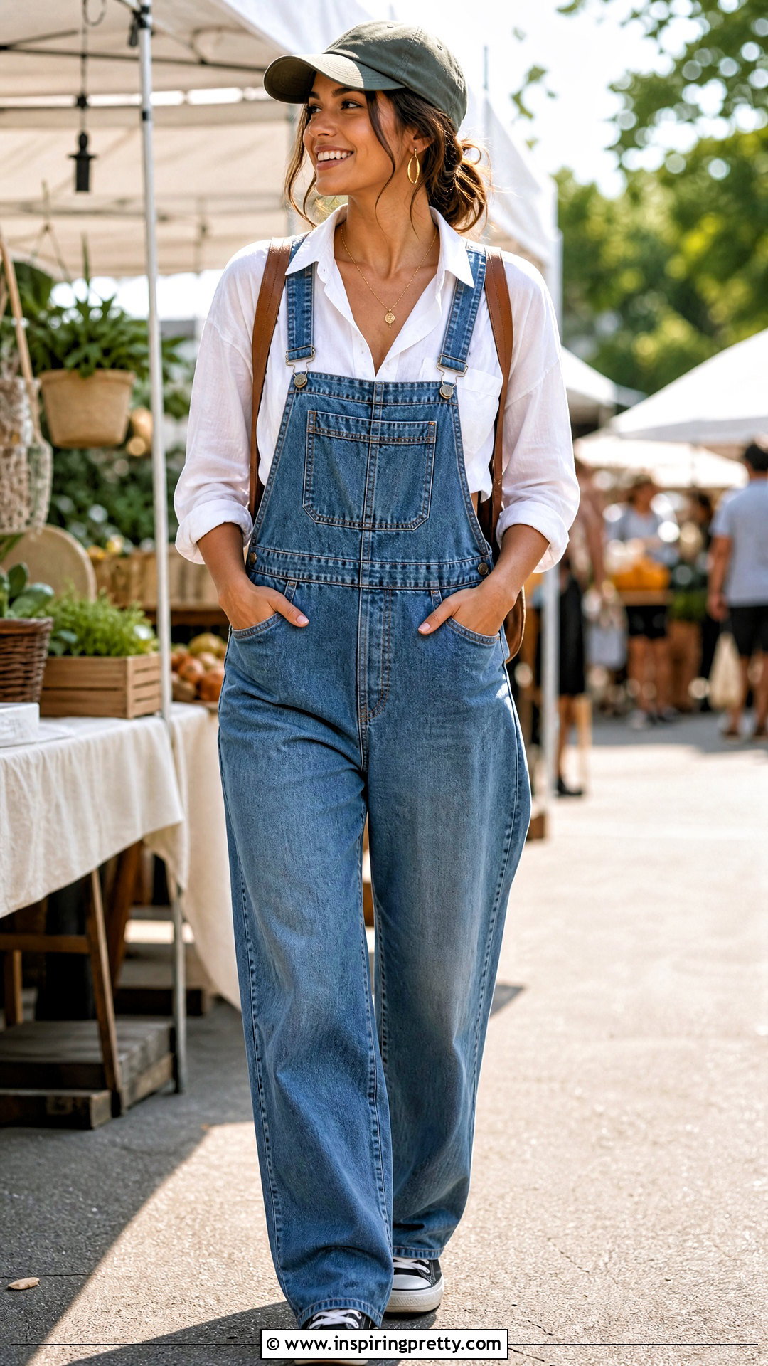 Camisa Crop Top With Overalls - 50 camisa crop top outfit ideas