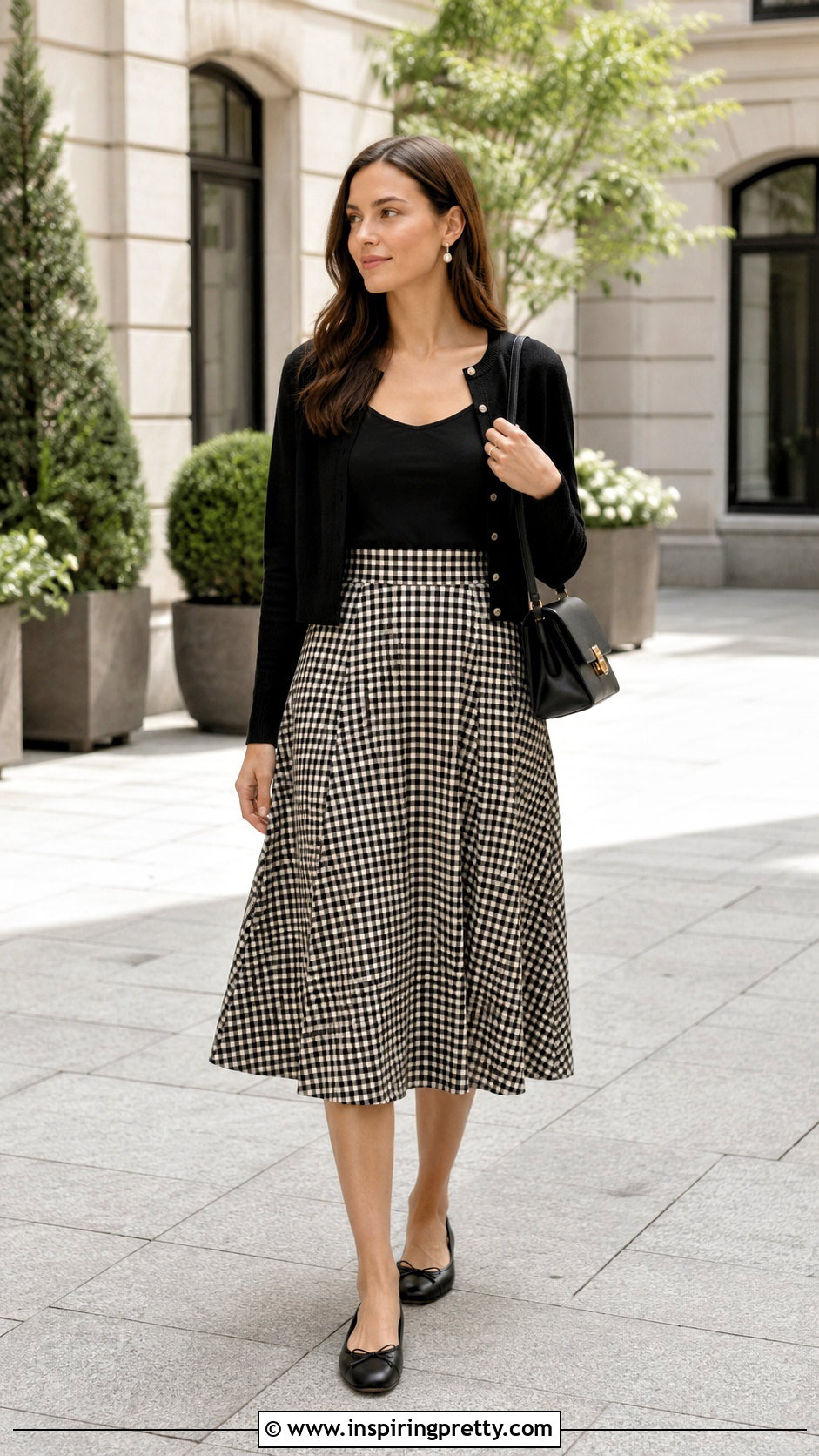 Camisole Top With A Line Skirt - 50 camisole top outfit ideas
