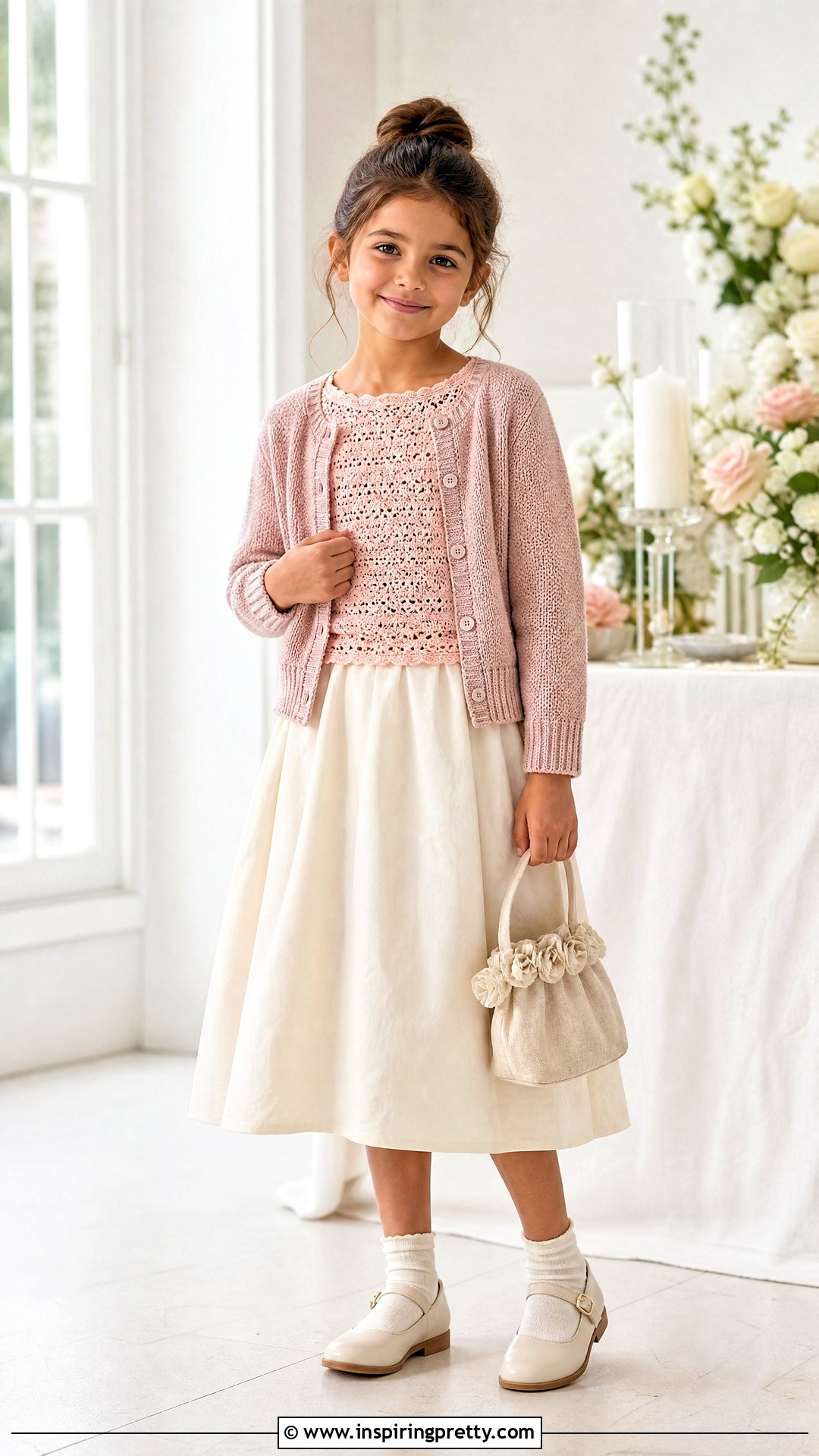 Cap Sleeve Crochet Top With Midi Skirt - 50 top de croche infantil ideas