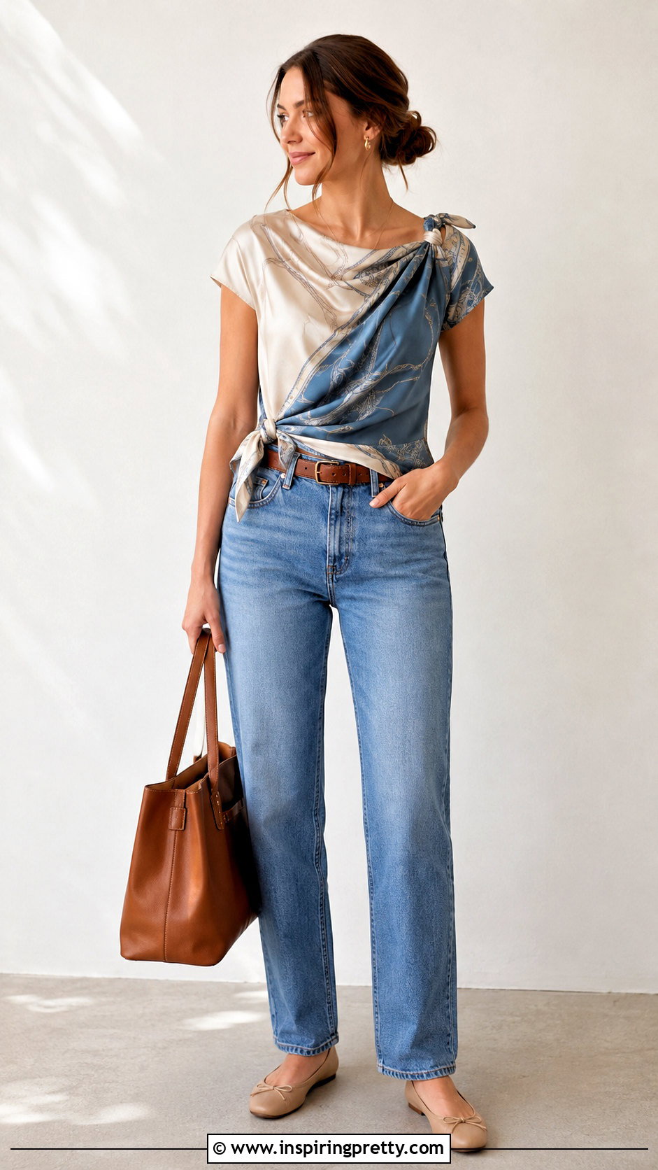 Cap Sleeve Scarf Top - 50 scarf top tutorials