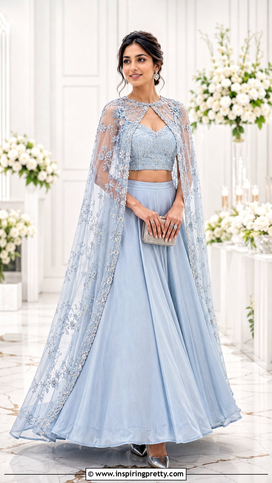Cape Crop Top Lehenga - 50 Modern Lehenga Designs Crop Tops outfit ideas