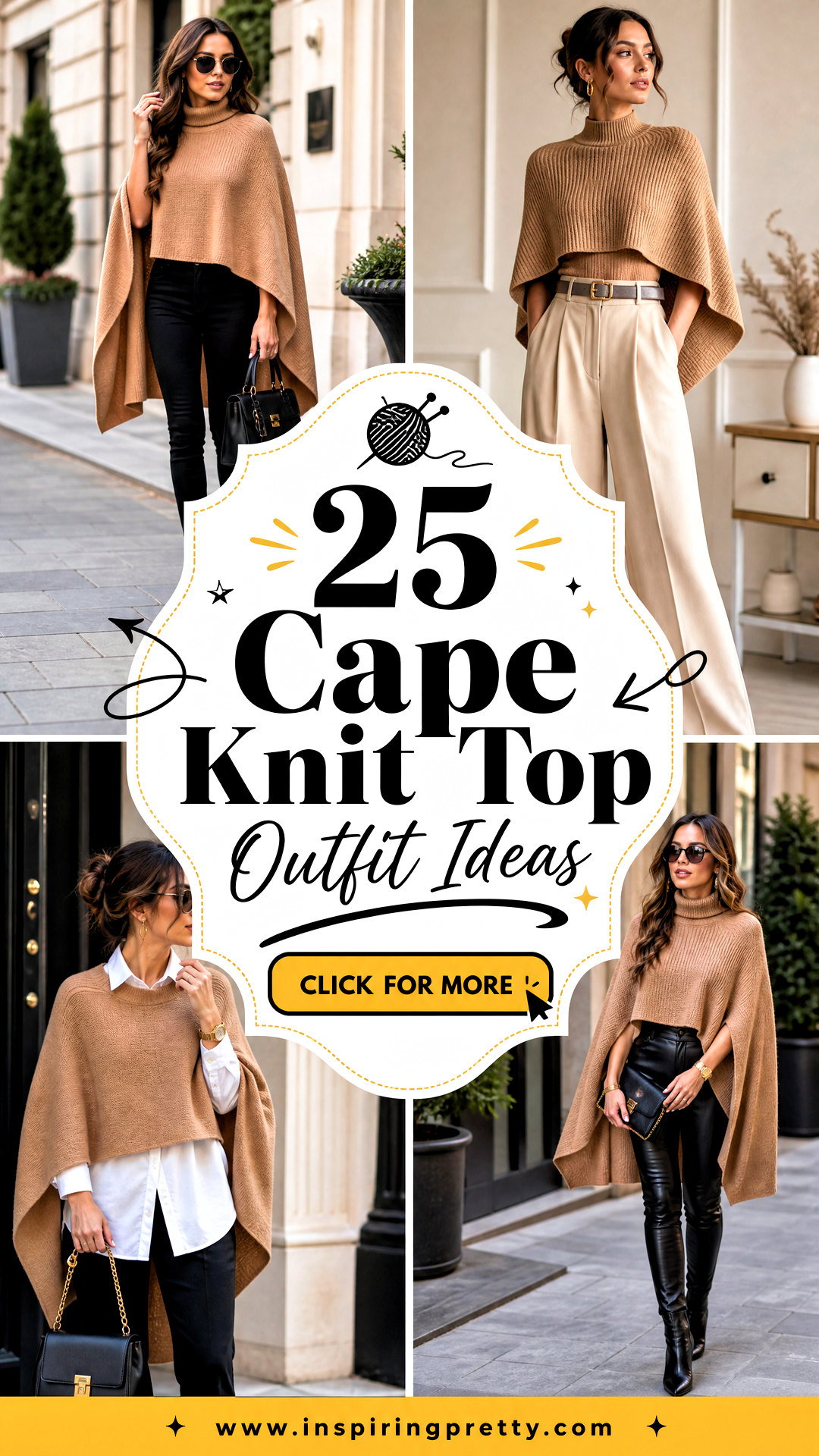 25 Cape Knit Top Outfit Ideas for Cozy Elegant Layering - 25 Cape Knit Top Outfit Ideas for Cozy, Elegant Layering