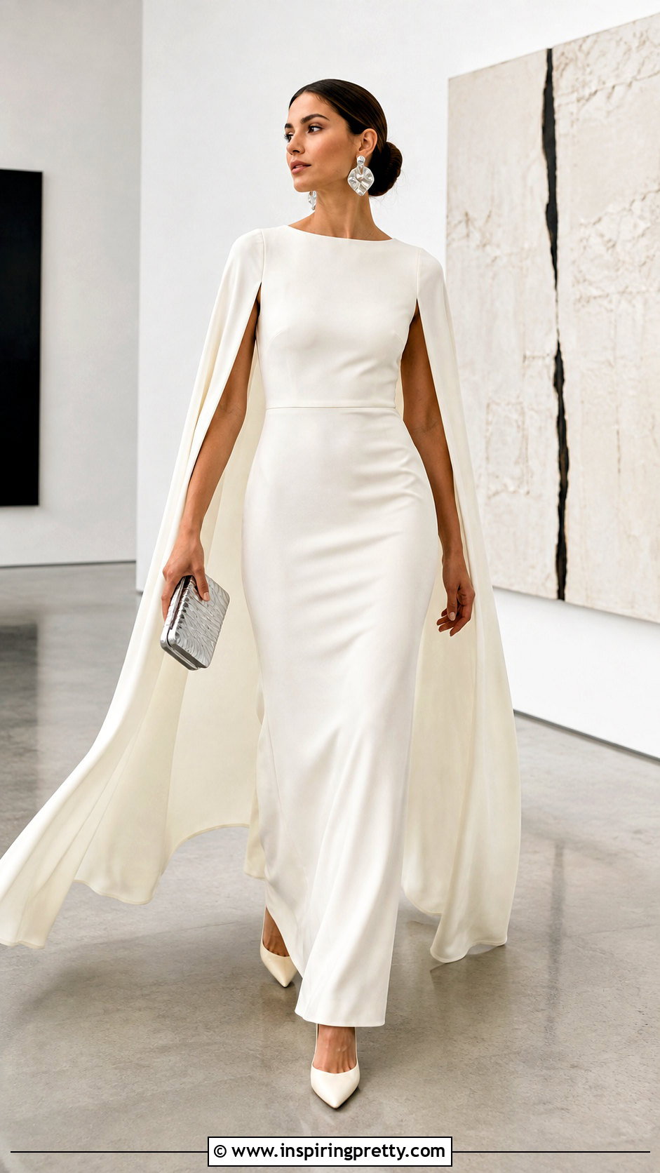 Cape Sleeve Couture Gown - 50 top couture ideas