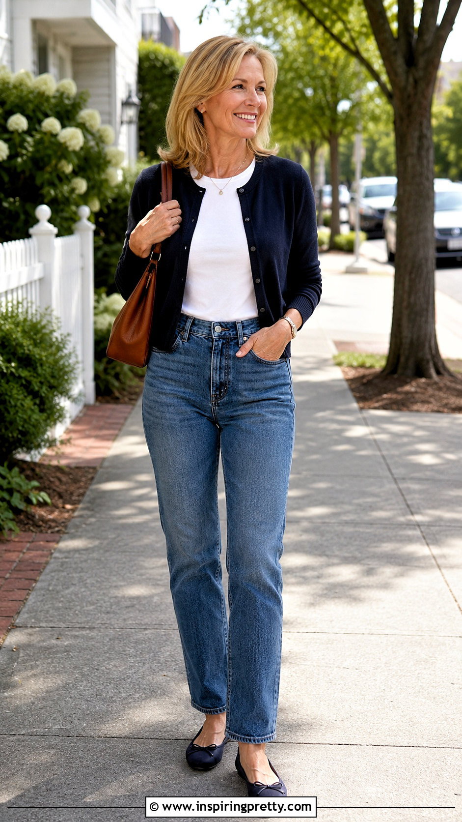 Cardigan Over Fitted T Shirt Outfit - 20 layered look tops outfit ideas