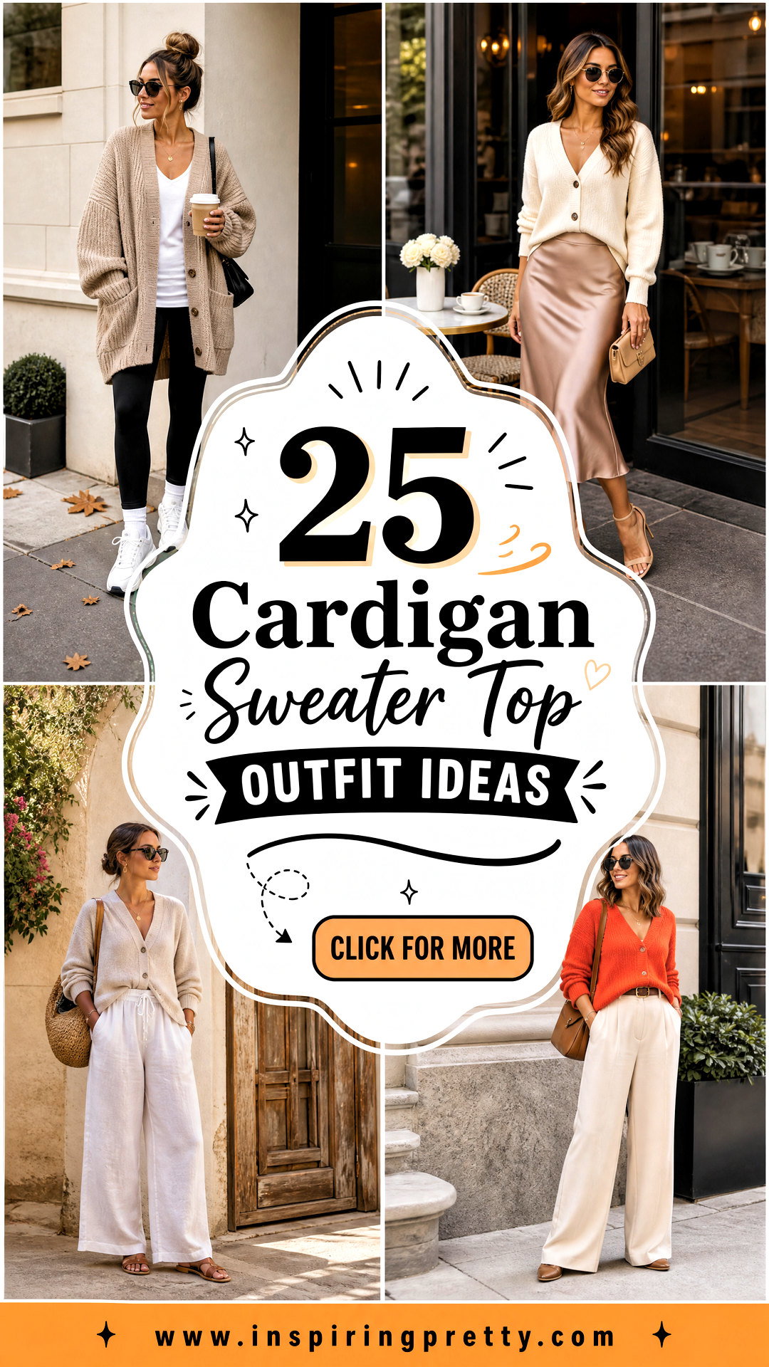 25 Cardigan Sweater Top Outfit Ideas for Cozy-Chic Days - 25 Cardigan Sweater Top Outfit Ideas for Cozy-Chic Days