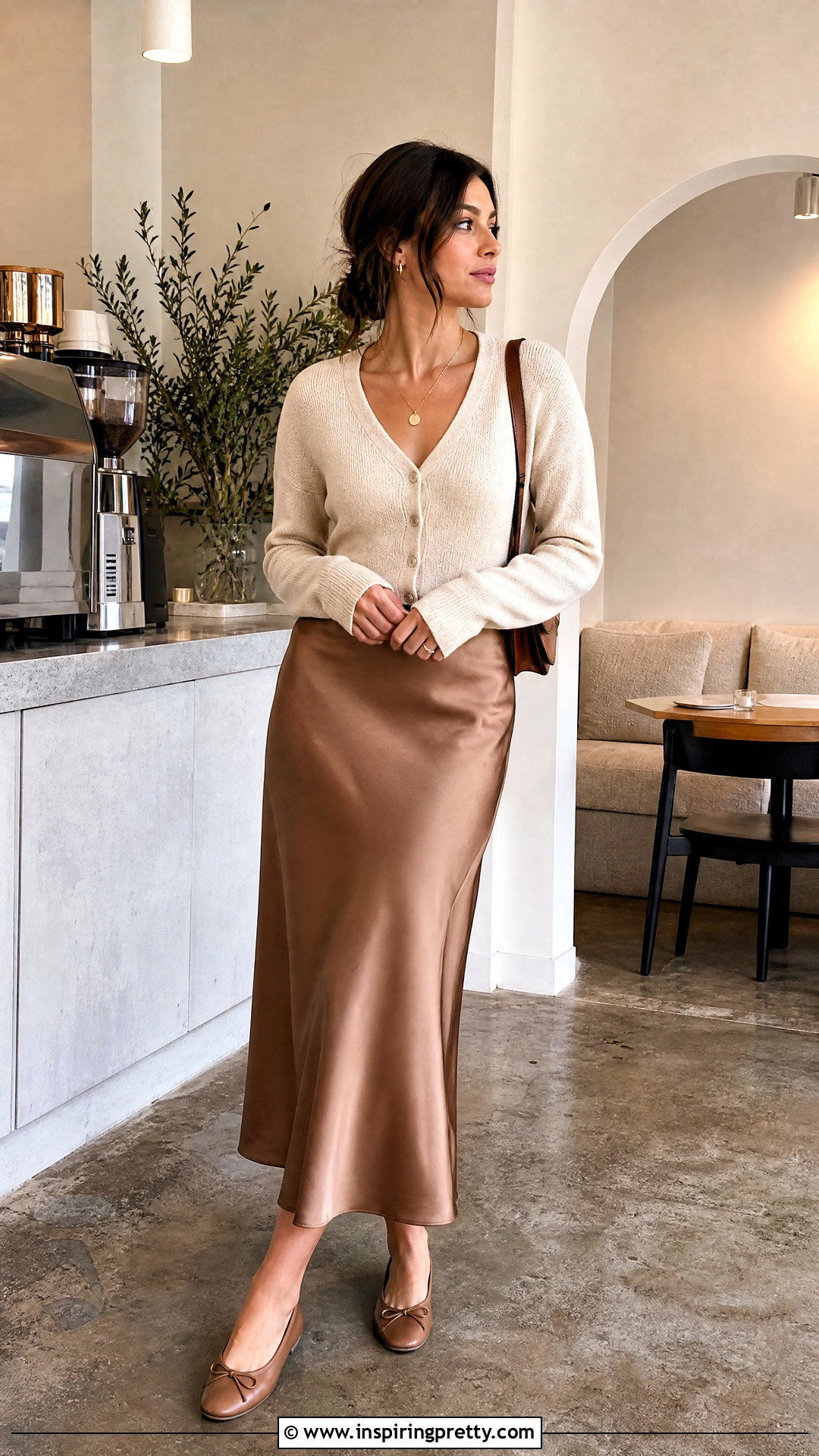 Cardigan Top And Slip Skirt Outfit - 50 top and skirt outfits