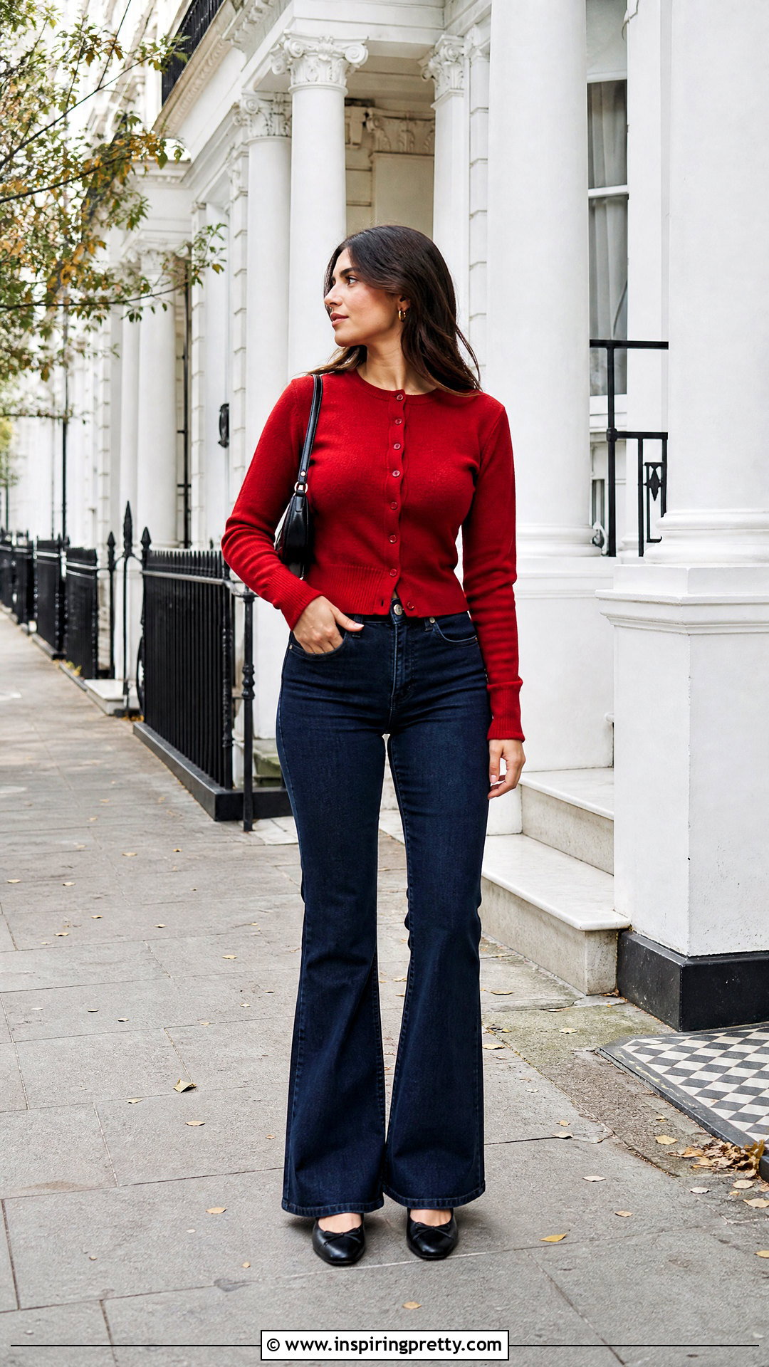 Cardigan Top With High Rise Jeans - 50 unique tops outfit ideas