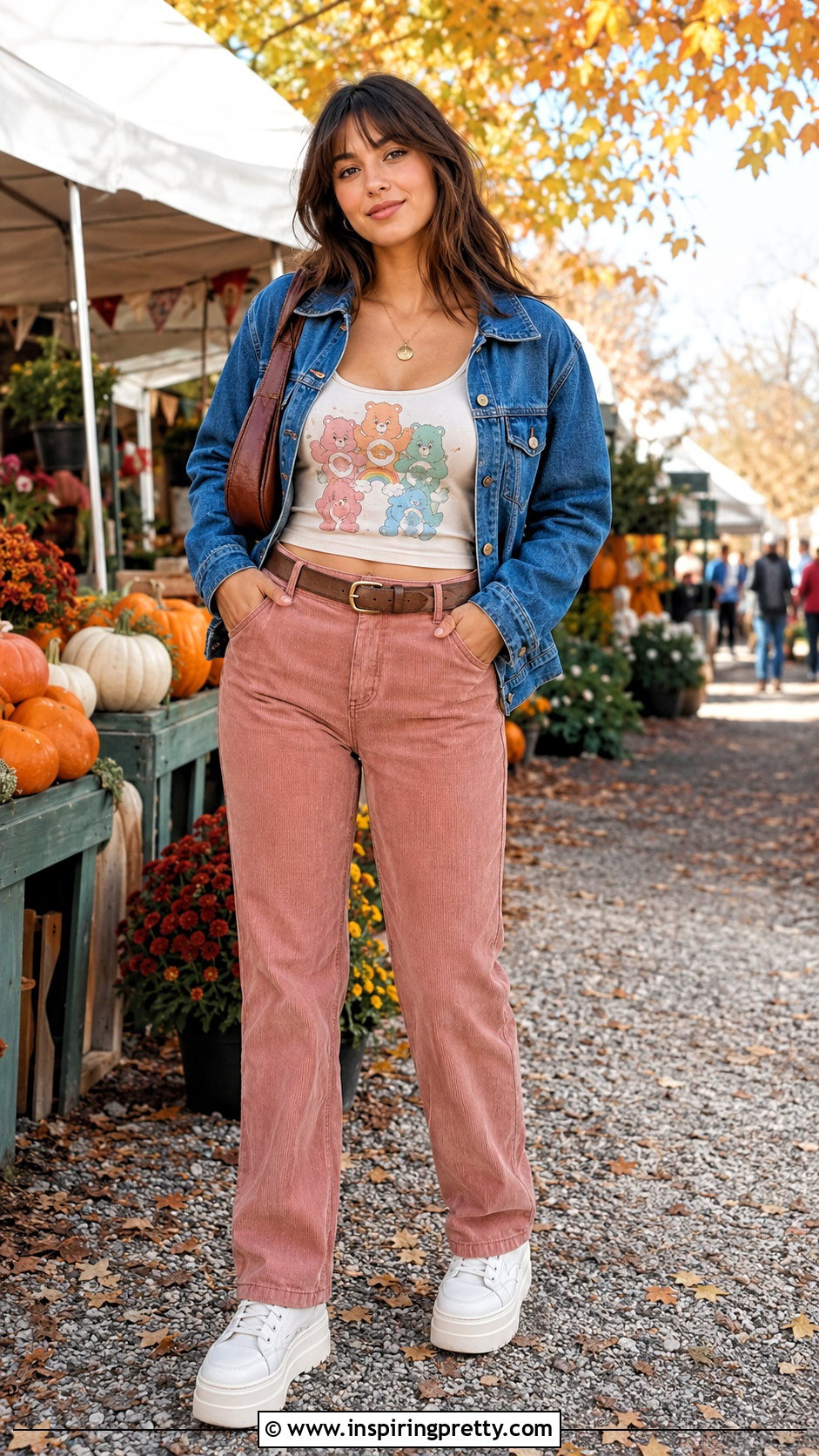 Care Bear Tank Top With Corduroy Pants - 20 Care Bear Tank Top outfit ideas