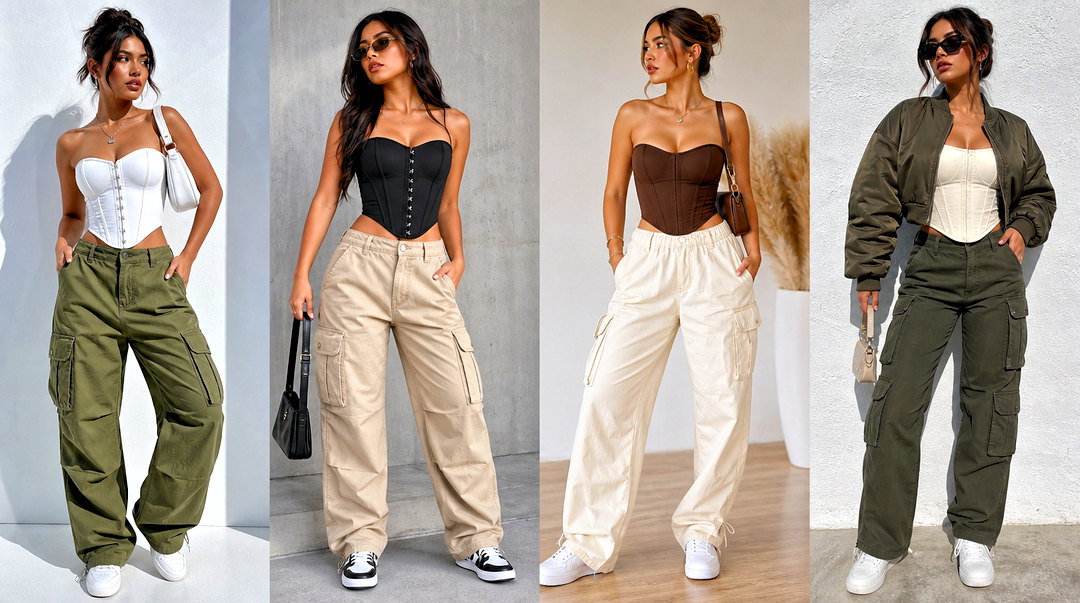 25 Cargo Corset Top Outfit Ideas for Modern Edgy Style