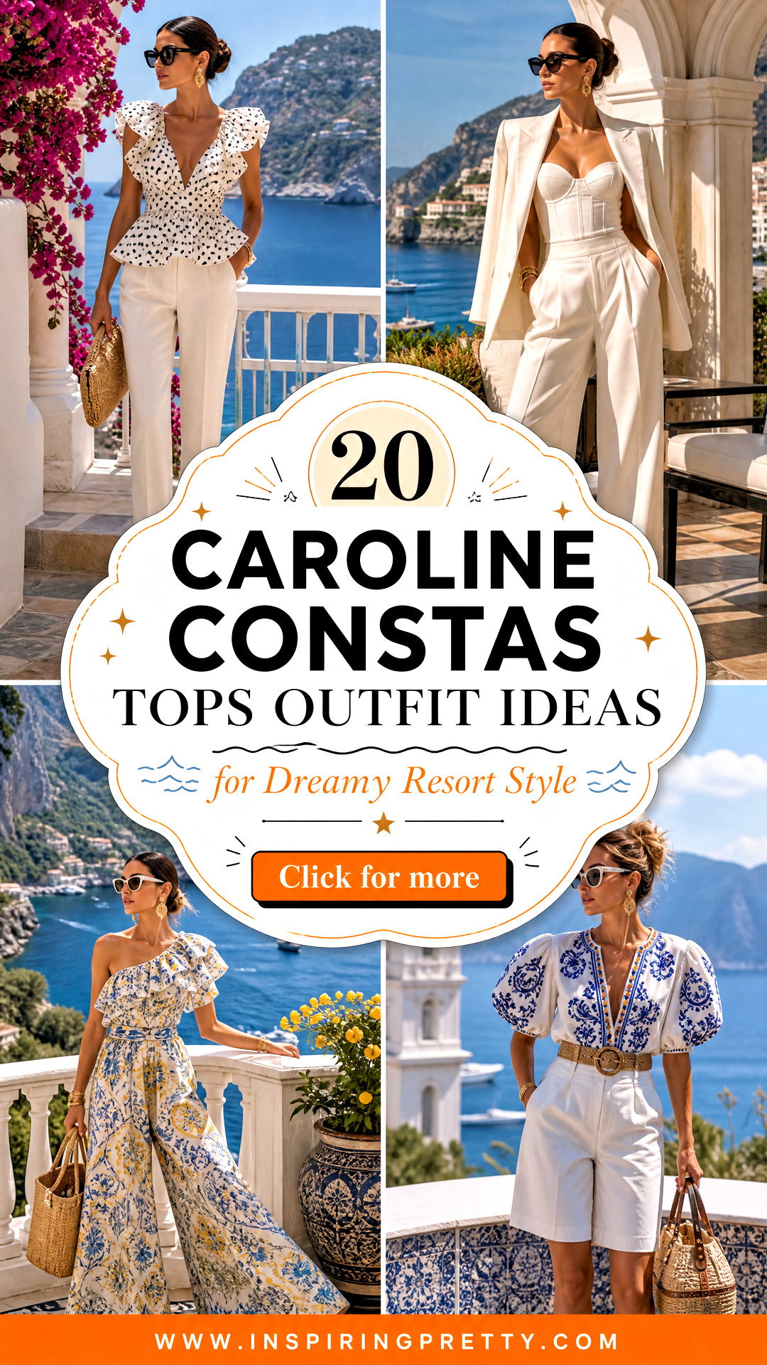 20 Caroline Constas Tops Outfit Ideas for Dreamy Resort Style - 20 Caroline Constas Tops Outfit Ideas for Dreamy Resort Style