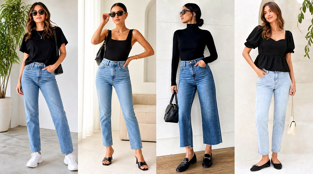 20 Casual Black Top With Jeans: Effortless Looks for Every Day