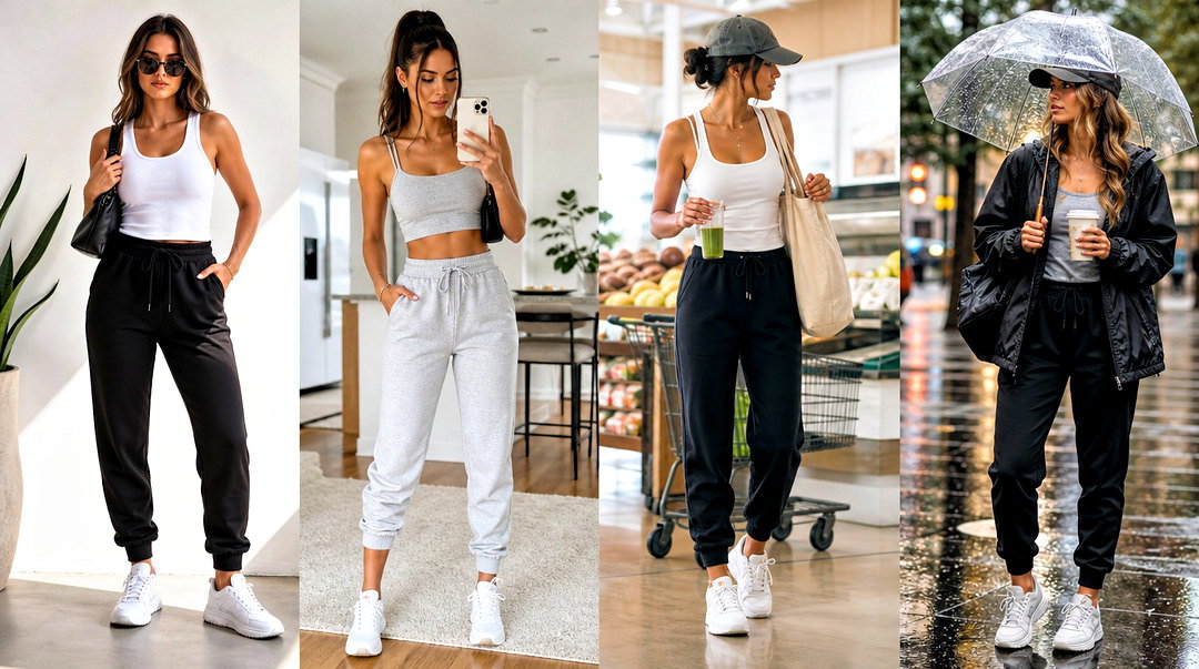 20 Casual Outfit With Tank Top And Joggers for Comfy Days