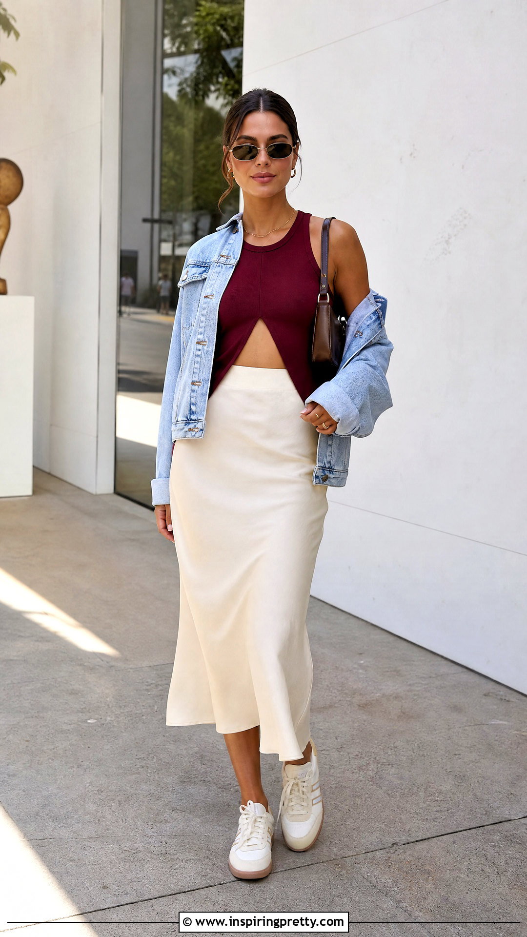 Center Front Cutout DIY Tank Top - 50 cut tank top diy ideas