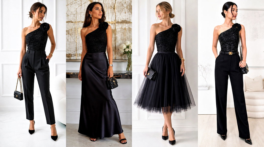 25 Chanel One Shoulder Top Outfit Ideas for Timeless Glamour
