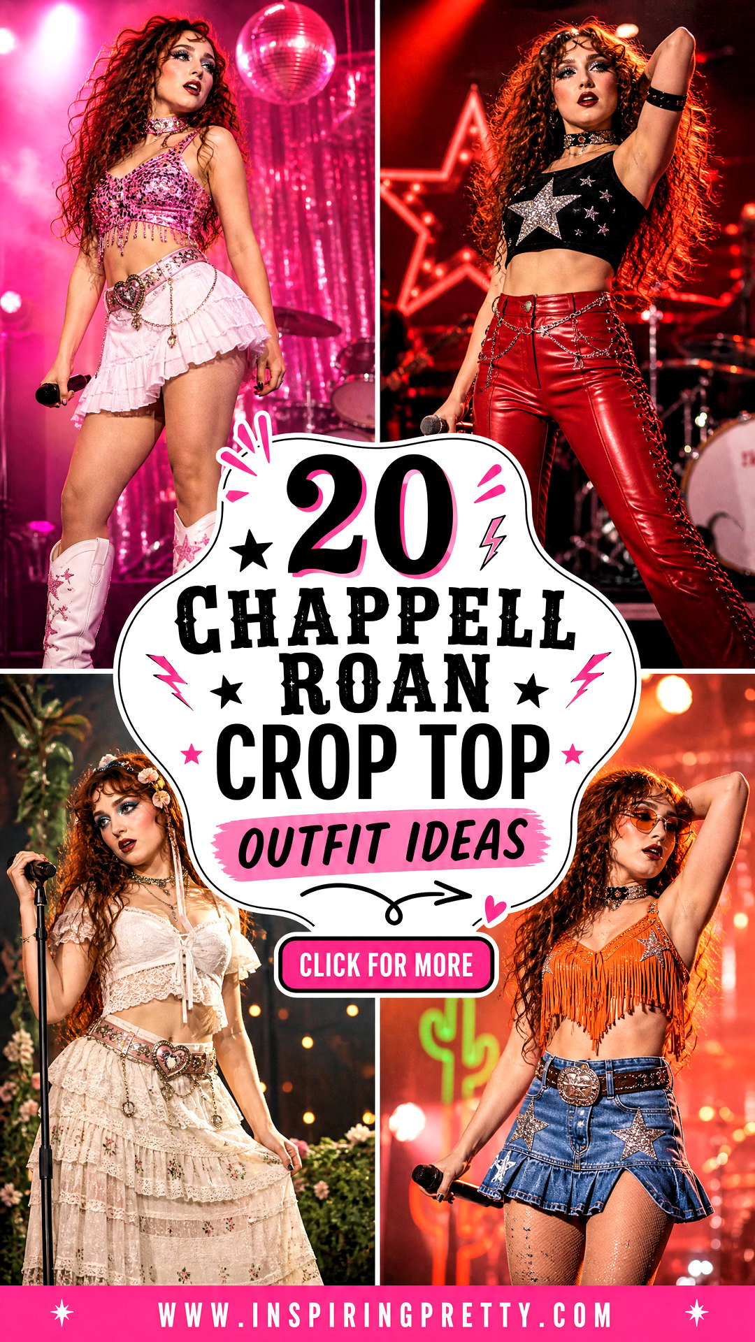 20 Chappell Roan Crop Top Outfit Ideas for Bold Concert Style - 20 Chappell Roan Crop Top Outfit Ideas for Bold Concert Style