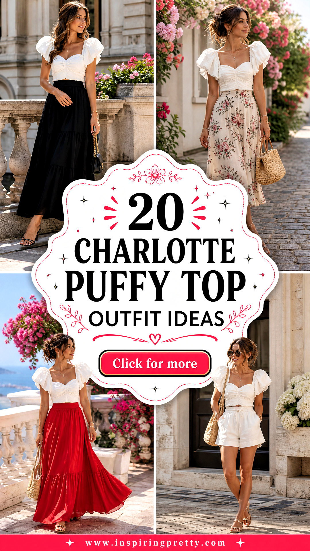 20 Charlotte Puffy Top Outfit Ideas for Modern Romantic Looks - 20 Charlotte Puffy Top Outfit Ideas for Modern Romantic Looks
