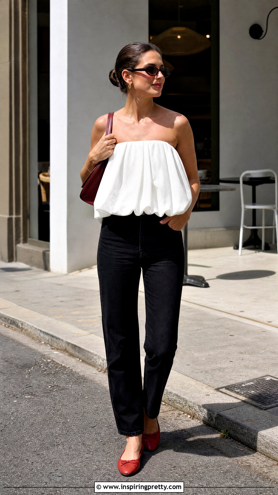 Charlotte Puffy Top With Black Jeans - 20 Charlotte Puffy Top outfit ideas