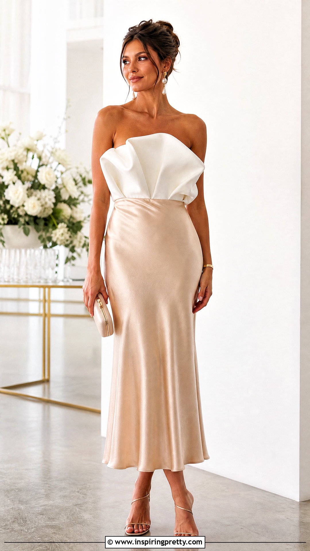 Charlotte Puffy Top With Satin Midi Skirt - 20 Charlotte Puffy Top outfit ideas