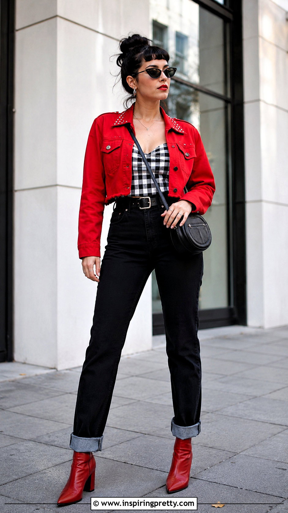 Checkered Rockabilly Top - 25 Rockabilly Tops For Women