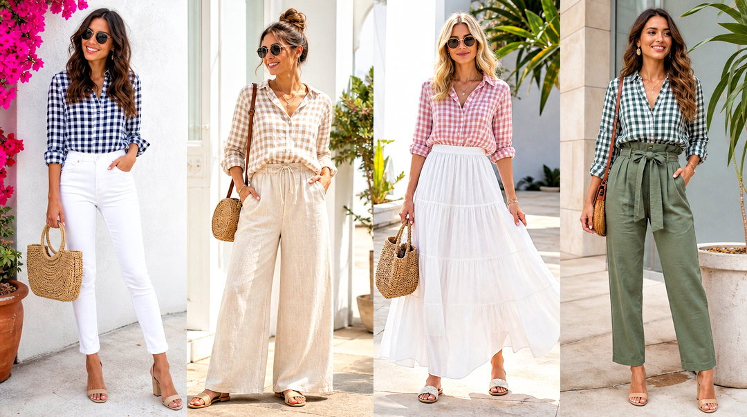 50 Checkered Top Outfit Ideas for Playful Everyday Style