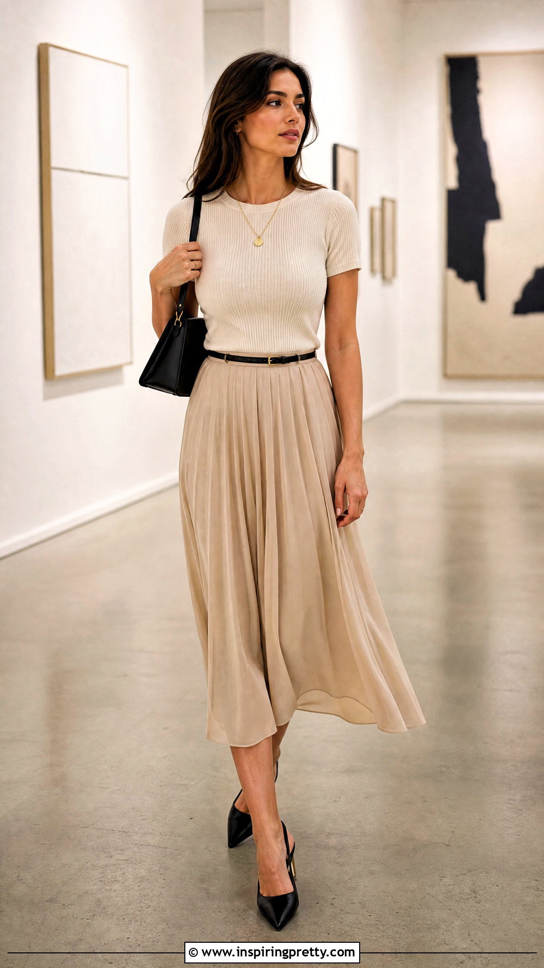 Chelsea Knit Top With Pleated Midi Skirt - 20 Chelsea 28 Tops outfit ideas