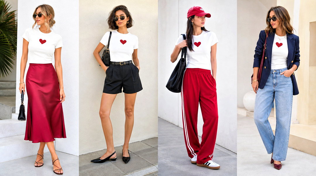 20 Cher Heart Top Outfit Ideas for Retro Concert Style