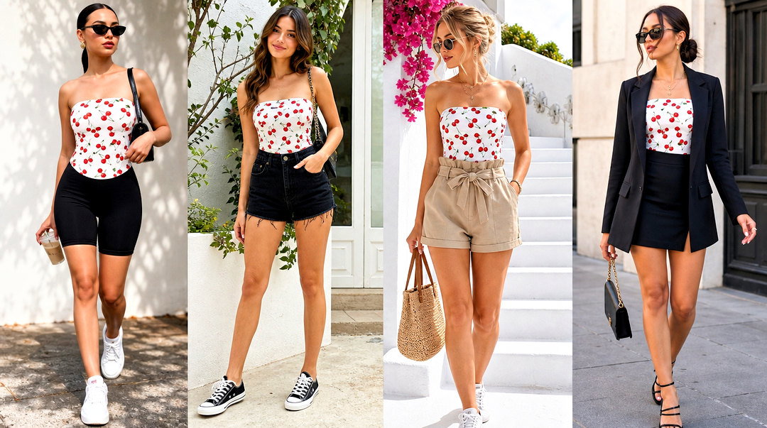 50 Cherry Top Outfit Ideas for Sweet Summer Street Style
