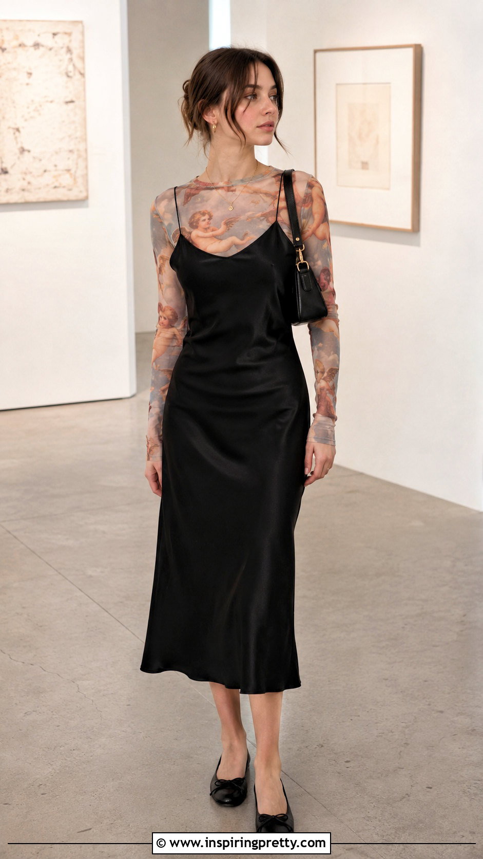 Cherub Mesh Top Under A Slip Dress - 20 Cherub Mesh Top outfit ideas
