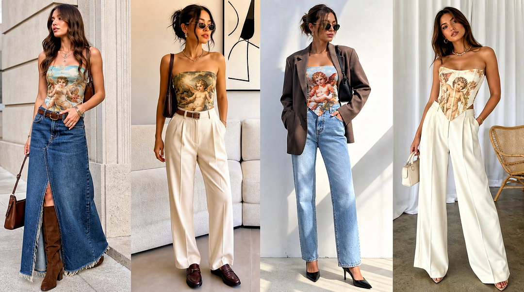 25 Cherub Top Outfit Ideas for an Angelic Y2K Statement