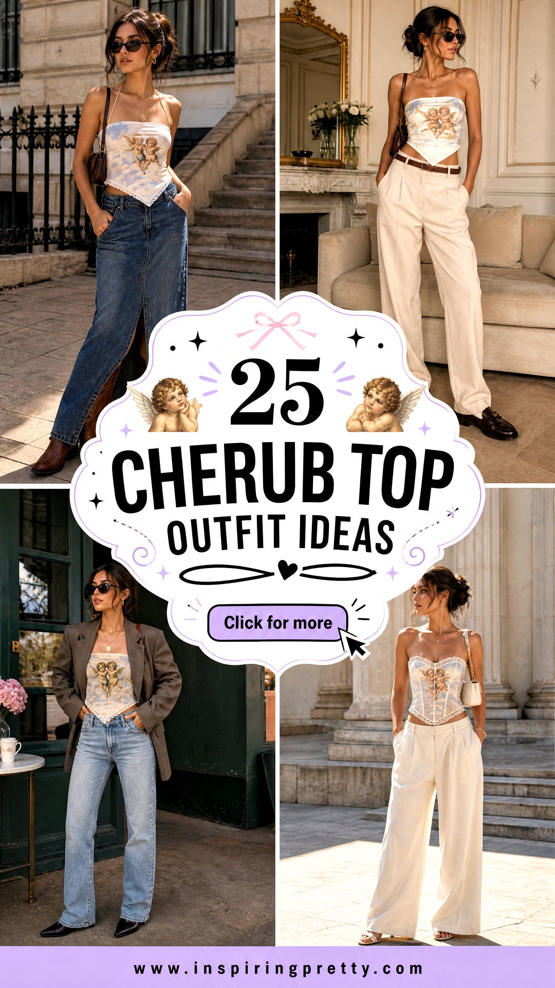 25 Cherub Top Outfit Ideas for an Angelic Y2K Statement - 25 Cherub Top Outfit Ideas for an Angelic Y2K Statement