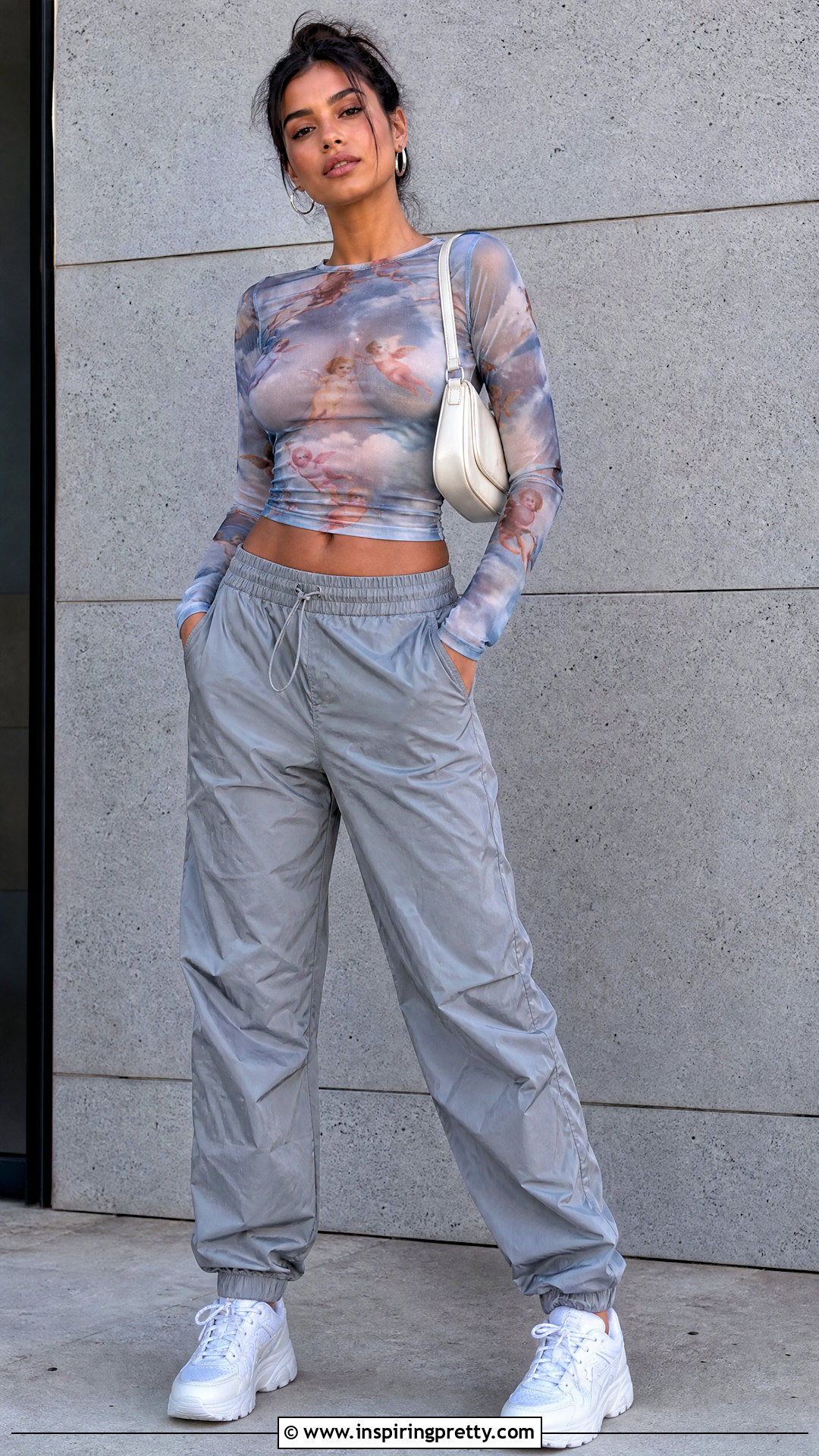 Cherub Top With Parachute Pants And Chunky Sneakers - 25 Cherub Top outfit ideas