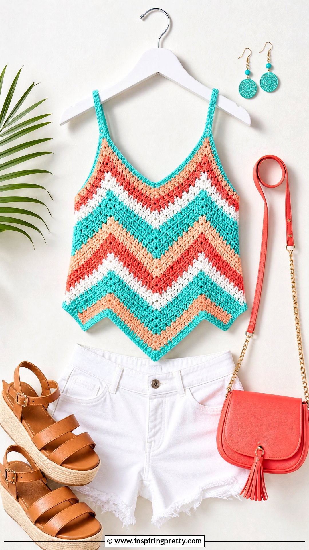 Chevron Crochet Tank Top Outfit On Hanger - 20 crochet tank top on hanger ideas