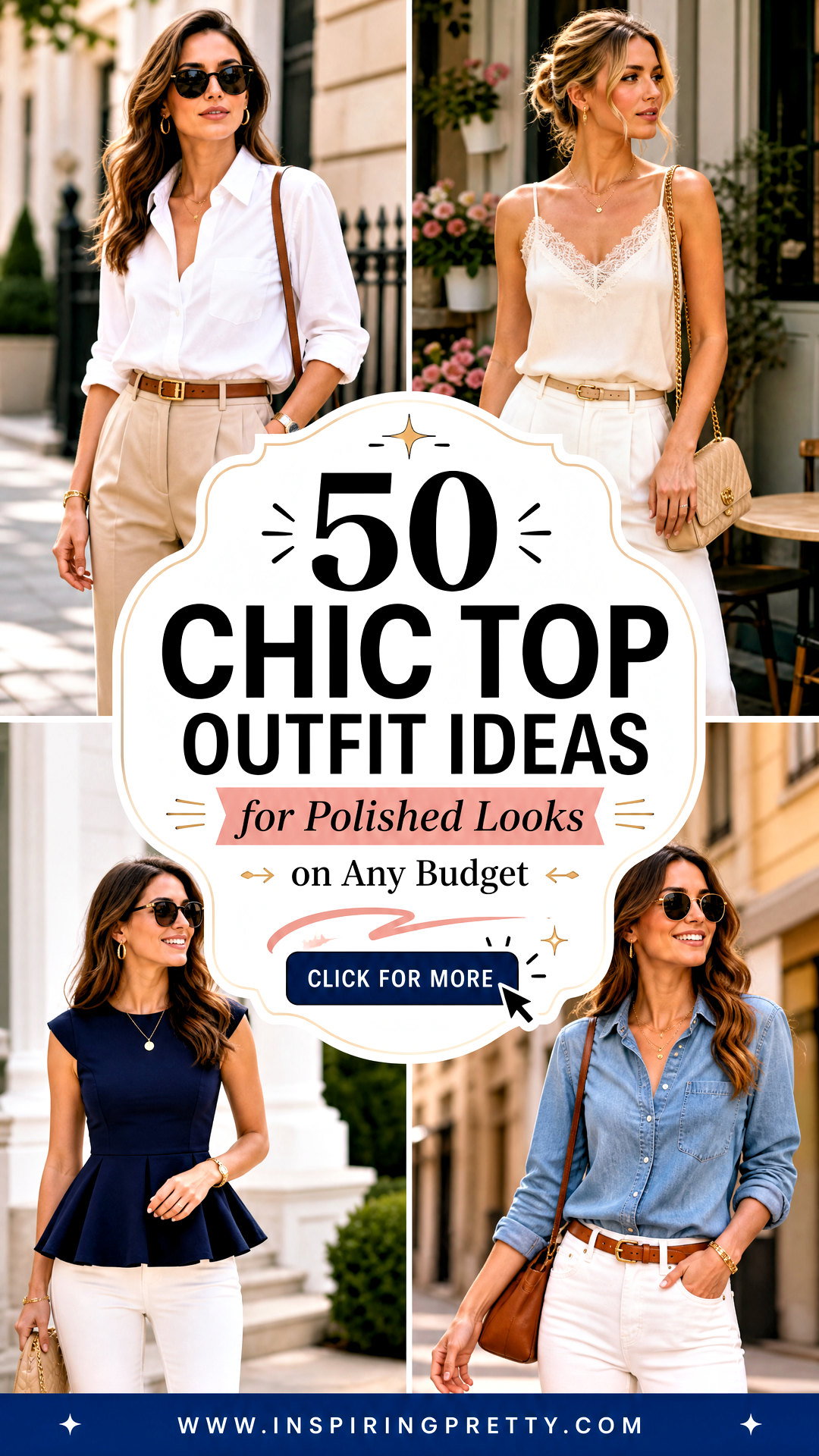 50 Chic Top Outfit Ideas for Polished Looks on Any Budget - 50 Chic Top Outfit Ideas for Polished Looks on Any Budget
