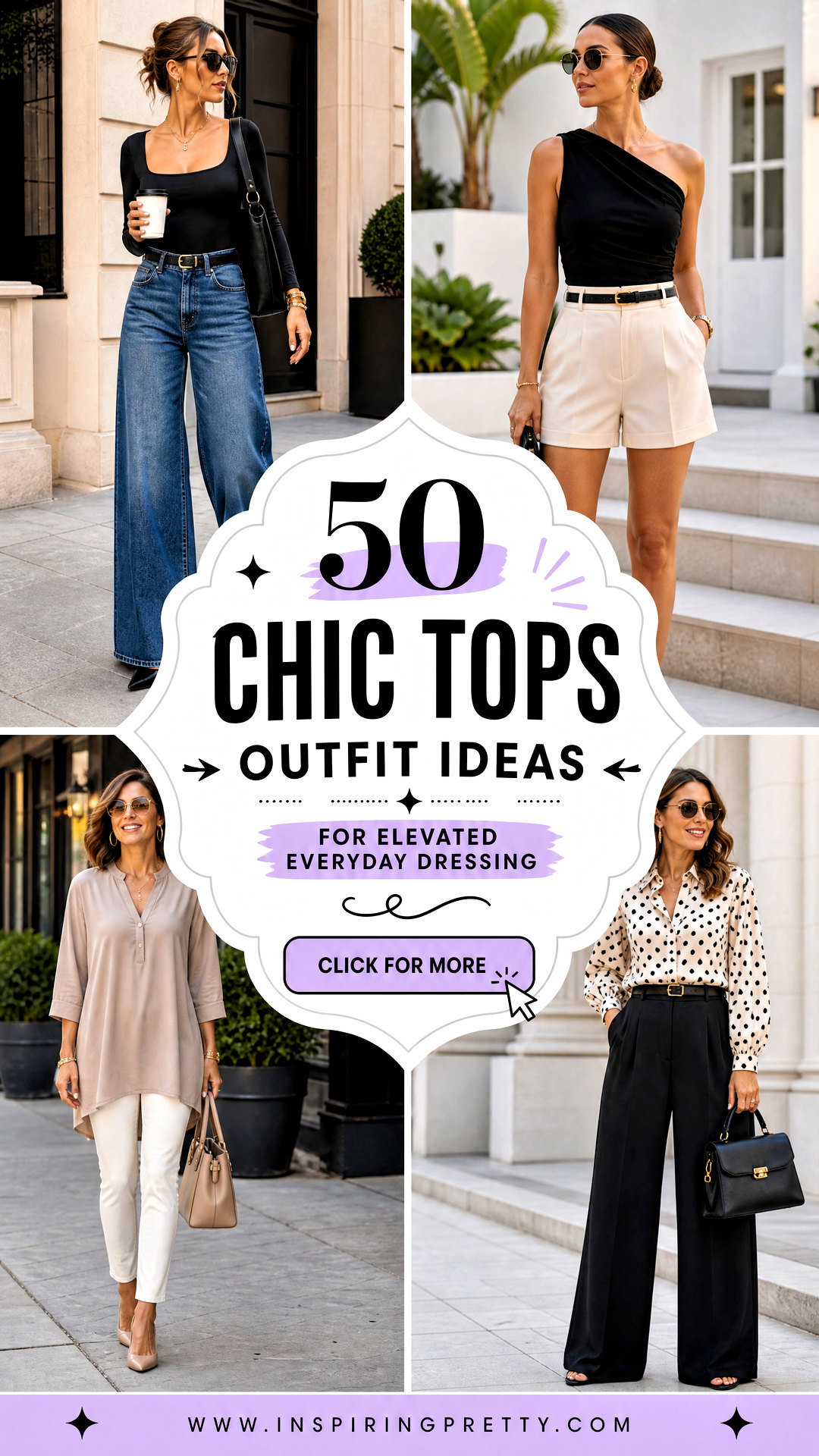 50 Chic Tops Outfit Ideas for Elevated Everyday Dressing - 50 Chic Tops Outfit Ideas for Elevated Everyday Dressing