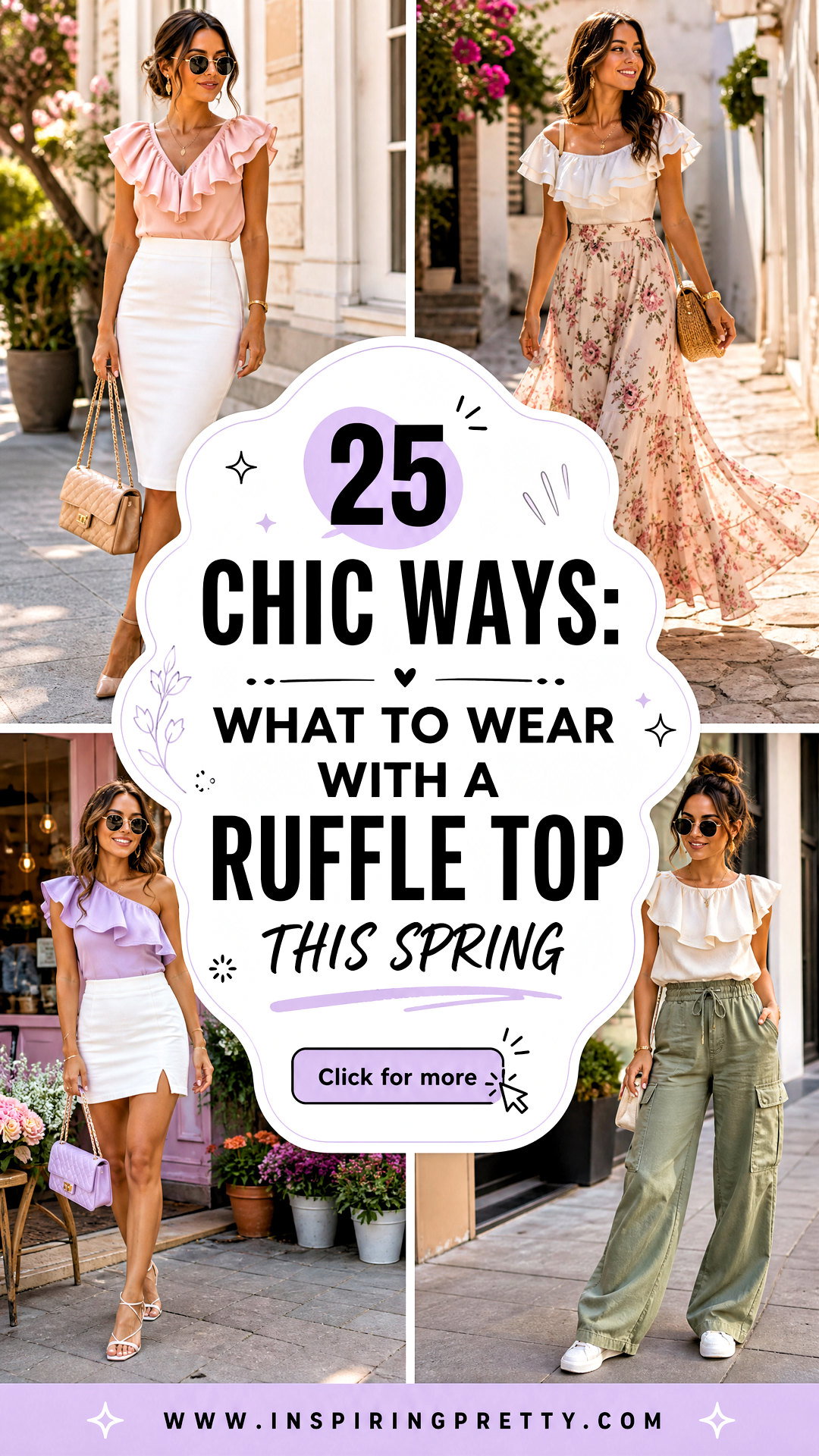 25 Chic Ways What To Wear With A Ruffle Top This Spring - 25 Chic Ways: What To Wear With A Ruffle Top This Spring