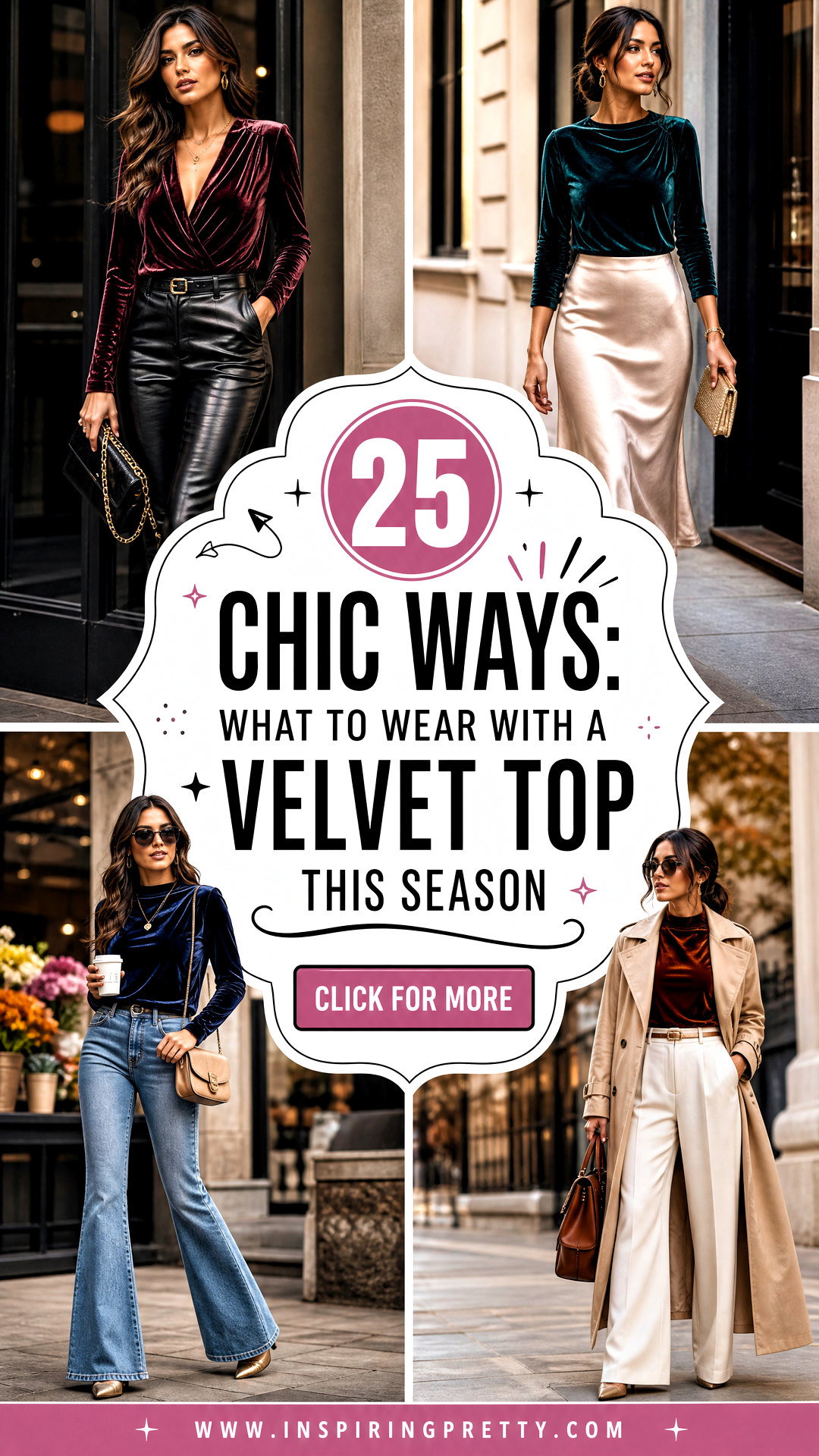 25 Chic Ways What To Wear With A Velvet Top This Season - 25 Chic Ways: What To Wear With A Velvet Top This Season