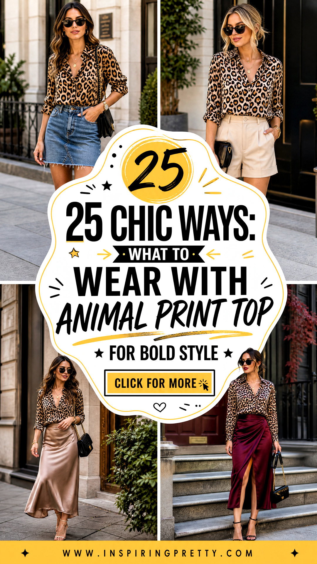 25 Chic Ways What To Wear With Animal Print Top for Bold Style - 25 Chic Ways: What To Wear With Animal Print Top for Bold Style