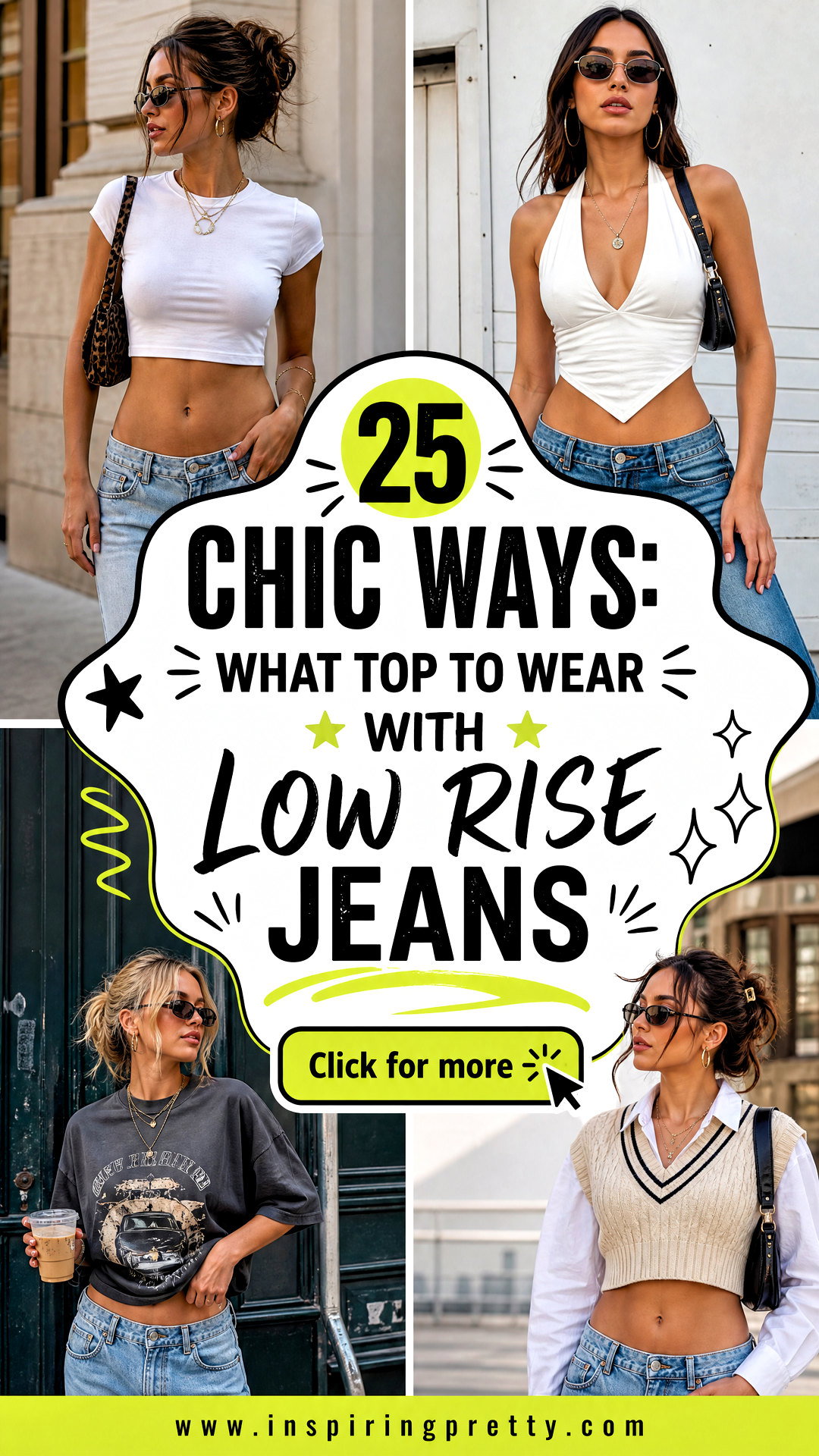 25 Chic Ways What Top To Wear With Low Rise Jeans Now - 25 Chic Ways: What Top To Wear With Low Rise Jeans Now