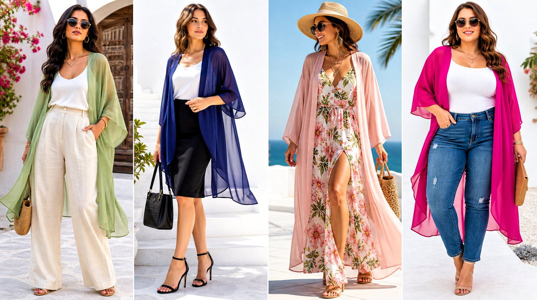 20 Chiffon Shrug Top Outfit Ideas for Breezy Layered Looks